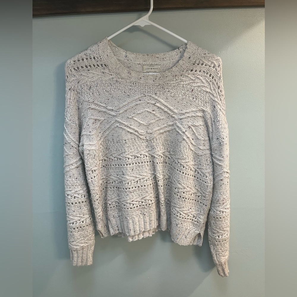 Lucky brand Speckled Sweater Women’s Size Small